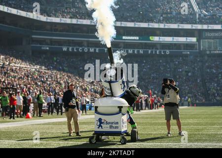 Seattle seahawks live mascot hi-res stock photography and images - Alamy