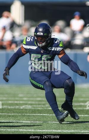 Seattle, WA, USA. 16th Oct, 2022. Seattle Seahawks wide receiver Tyler  Lockett (16) lines up during a game between the Arizona Cardinals and  Seattle Seahawks at Lumen Field in Seattle, WA. The