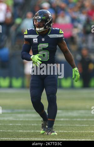 Seattle Seahawks safety Quandre Diggs (6) during an NFL football game ...