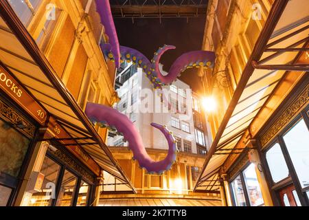 Leadenhall market, city of london Stock Photo