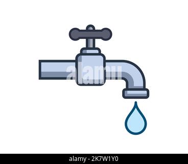 industrial flange connection technical symbol icon line tech drawing vector isolated on white background Stock Vector