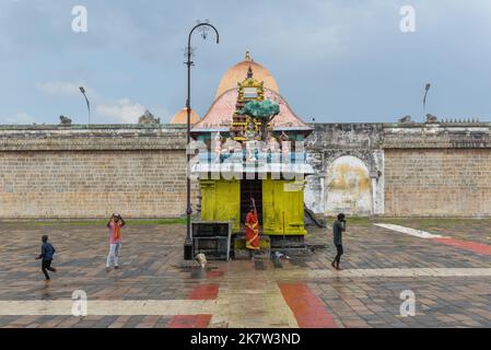 Chidambaram, India - October 2022: The Thillai Nataraja Temple Stock Photo