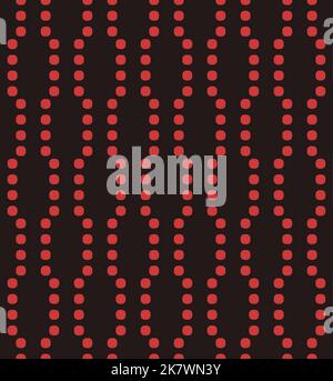Seamless pattern made of precisely aligned vector dots, ideal geometry, trendy texture Stock Vector