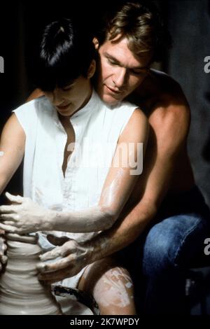 Ghost 1990  Demi Moore & Patrick Swayze Stock Photo