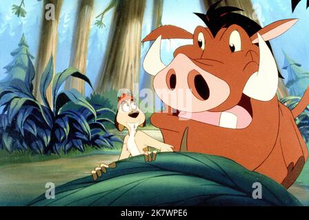 The Lion King 1994  Timon & Pumbaa Stock Photo