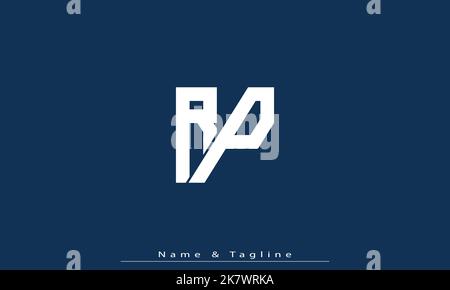 Alphabet letters Initials Monogram logo RP , PR Stock Vector