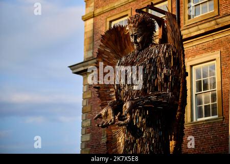 Knife Angel Uk Stock Photo