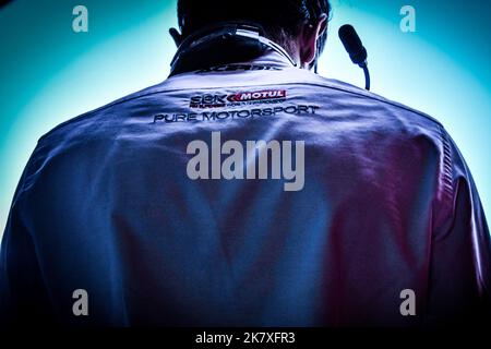 An image of an SBK steward during the 2017 Imola Superbike GP, a behind-the-scenes look at motorsport Stock Photo