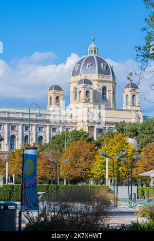 Art History Museum and Museum Quartier in Vienna Austria Stock Photo