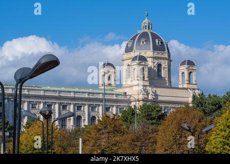 Art History Museum and Museum Quartier in Vienna Austria Stock Photo