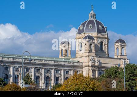 Art History Museum and Museum Quartier in Vienna Austria Stock Photo