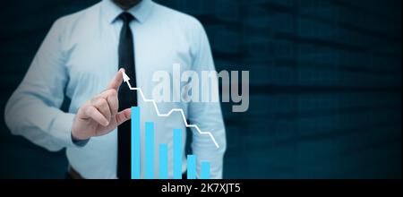 Man Standing Holding Tablet And Pressing On Virtual Button. Business Man Carrying Pad Tapping Switch Showing New Futuristic Technologies. Stock Photo