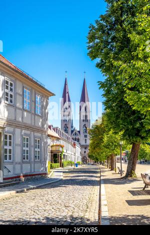 Cathedral of Halberstadt, Saxony Anhalt, Germany Stock Photo