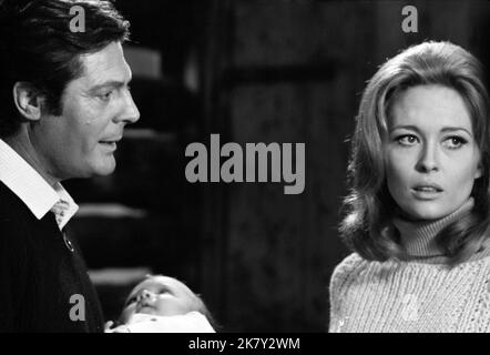 Faye Dunaway & Marcello Mastroianni Film A Place For Lovers; Amanti