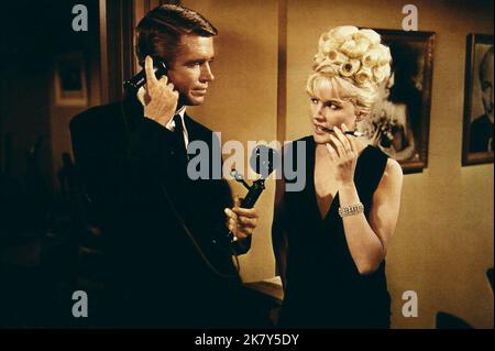 GEORGE PEPPARD with Carroll Baker in The Carpetbaggers.still.AKA George ...