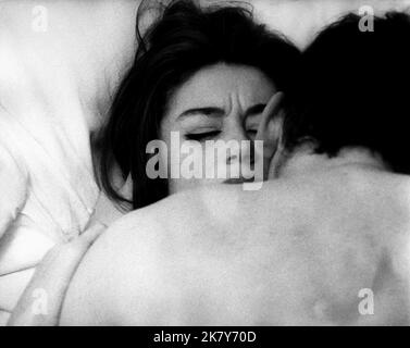 Anouk Aimee & Jean-Louis Trintignant Film: A Man And A Woman; Un Homme Et Une Femme (Un homme et une femme) Characters: ,Jean-Louis Duroc  Fr 1966, Director: Claude Lelouch 13 May 1966   **WARNING** This Photograph is for editorial use only and is the copyright of ALLIED ARTISTS and/or the Photographer assigned by the Film or Production Company and can only be reproduced by publications in conjunction with the promotion of the above Film. A Mandatory Credit To ALLIED ARTISTS is required. The Photographer should also be credited when known. No commercial use can be granted without written autho Stock Photo