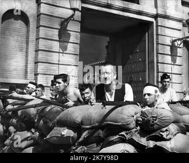 David Niven  Film 55 Days At Peking (USA 1963) Characters: SIR ARTHUR ROBERTSON  Director: Nicholas Ray 06 May 1963   **WARNING** This Photograph is for editorial use only and is the copyright of ALLIED ARTISTS and/or the Photographer assigned by the  Film or Production Company and can only be reproduced by publications in conjunction with the promotion of the above  Film. A Mandatory Credit To ALLIED ARTISTS is required. The Photographer should also be credited when known. No commercial use can be granted without written authority from the  Film Company. Stock Photo