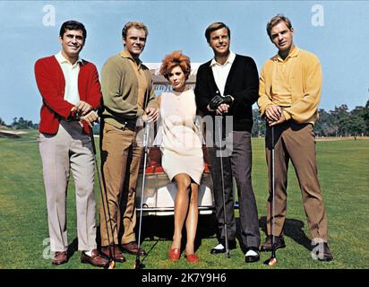 James Farentino, Guy Stockwell, Jill St. John, Robert Wagner & Mike Kellin Film: Banning (1967) Characters: Chris Patton, Jonathan Linus, Angela Barr, Mike Banning, Harry Kalielle  Director: Ron Winston 13 December 1967   **WARNING** This Photograph is for editorial use only and is the copyright of UNIVERSAL and/or the Photographer assigned by the Film or Production Company and can only be reproduced by publications in conjunction with the promotion of the above Film. A Mandatory Credit To UNIVERSAL is required. The Photographer should also be credited when known. No commercial use can be gran Stock Photo