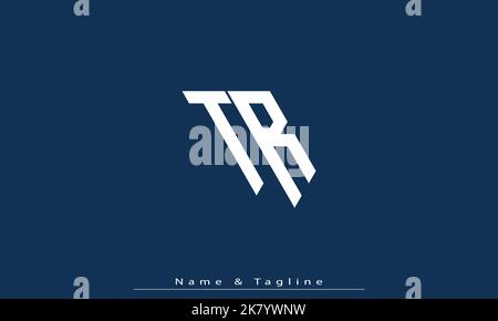 Alphabet letters Initials Monogram logo RT , TR Stock Vector