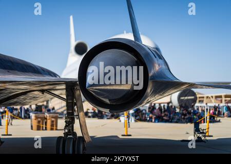 Sr-71 Blackbird at Edwards Air Force Base on 10/16/2022 Stock Photo - Alamy
