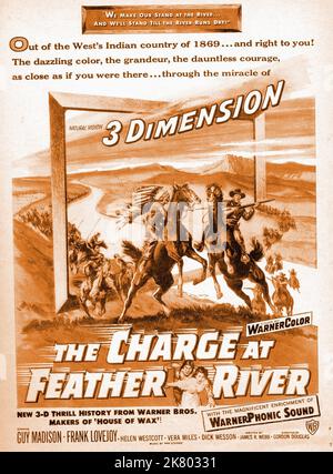 THE CHARGE AT FEATHER RIVER Stock Photo - Alamy
