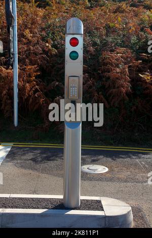 This is the way ahead as cars are controlled coming in allowing a total number of cars on the site as this location this usually full to overflowing. Stock Photo