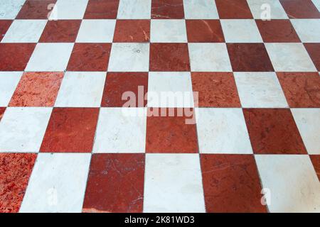 Luxury  chess pattern marble floor Stock Photo