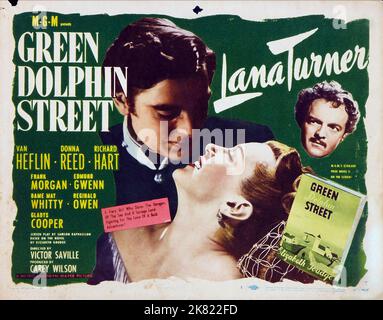 Movie Poster Film: Green Dolphin Street (1947)   Director: Victor Saville 15 October 1947   **WARNING** This Photograph is for editorial use only and is the copyright of MGM and/or the Photographer assigned by the Film or Production Company and can only be reproduced by publications in conjunction with the promotion of the above Film. A Mandatory Credit To MGM is required. The Photographer should also be credited when known. No commercial use can be granted without written authority from the Film Company. Stock Photo