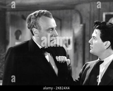 BETWEEN TWO WORLDS, John Garfield, Sydney Greenstreet, 1944 Stock Photo ...