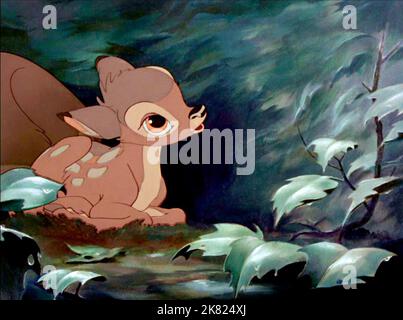 Bambi Film: Bambi (USA 1942)   Director: David Hand 08 August 1942   **WARNING** This Photograph is for editorial use only and is the copyright of DISNEY and/or the Photographer assigned by the Film or Production Company and can only be reproduced by publications in conjunction with the promotion of the above Film. A Mandatory Credit To DISNEY is required. The Photographer should also be credited when known. No commercial use can be granted without written authority from the Film Company. Stock Photo