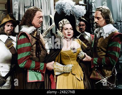 Lana Turner Film: The Three Musketeers (USA 1948) Characters: Lady de Winter  / Literaturverfilmung (Based On The Book By Alexandre Dumas) Director: George Sidney 19 October 1948   **WARNING** This Photograph is for editorial use only and is the copyright of MGM and/or the Photographer assigned by the Film or Production Company and can only be reproduced by publications in conjunction with the promotion of the above Film. A Mandatory Credit To MGM is required. The Photographer should also be credited when known. No commercial use can be granted without written authority from the Film Company. Stock Photo