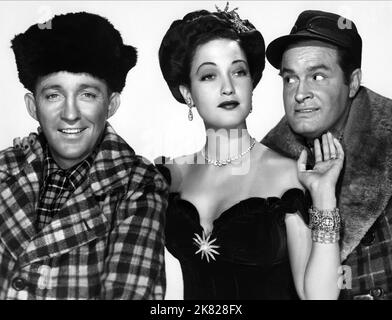 Bing Crosby, Dorothy Lamour & Bob Hope Film: Road To Utopia (1946) Characters: Duke Johnson, Sal Van Hoyden, Chester Hooton  Director: Hal Walker 27 February 1946   **WARNING** This Photograph is for editorial use only and is the copyright of PARAMOUNT and/or the Photographer assigned by the Film or Production Company and can only be reproduced by publications in conjunction with the promotion of the above Film. A Mandatory Credit To PARAMOUNT is required. The Photographer should also be credited when known. No commercial use can be granted without written authority from the Film Company. Stock Photo