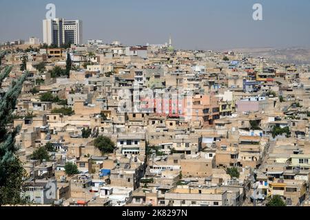 Urfa, officially known as Şanlıurfa is a city in southeastern Turkey and the capital of Şanlıurfa Province. Stock Photo