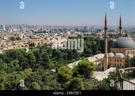 Urfa, officially known as Şanlıurfa is a city in southeastern Turkey and the capital of Şanlıurfa Province. Stock Photo