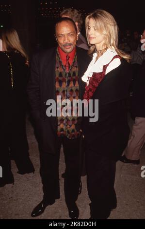 Quincy Jones, Nastassja Kinski, 1993, Photo By Michael Ferguson