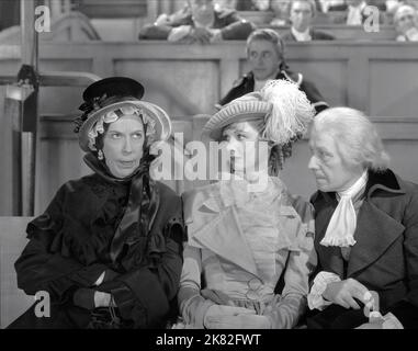 Edna May Oliver, Elizabeth Allan & Claude Gillingwater Film: A Tale Of Two Cities (USA 1935) Characters: Miss Pross, Lucie Manette, Jarvis Lorry  / Based On The Book By Charles Dickens Director: Jack Conway 15 December 1935   **WARNING** This Photograph is for editorial use only and is the copyright of MGM and/or the Photographer assigned by the Film or Production Company and can only be reproduced by publications in conjunction with the promotion of the above Film. A Mandatory Credit To MGM is required. The Photographer should also be credited when known. No commercial use can be granted with Stock Photo