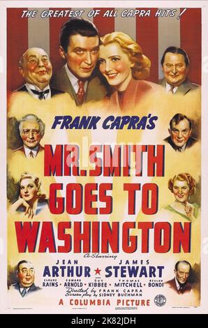 James Stewart Poster Mr. Smith Goes To Washington (1939 Stock Photo - Alamy