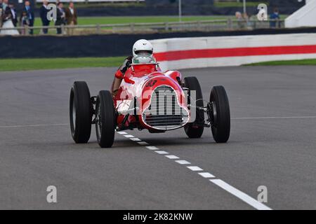 Alex Simpson, Alvis Goodwin Special, Goodwood Trophy, a twenty minute race for Grand Prix cars, Voiturette cars and Historic Racing Specials, that are Stock Photo