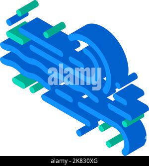 stream air isometric icon vector illustration Stock Vector Image & Art ...