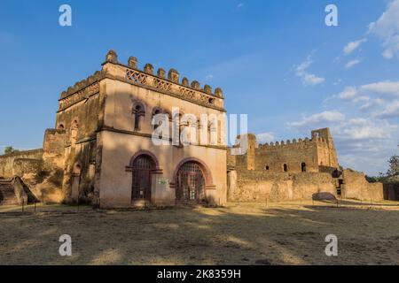 Royal Library Building Royal library building in the Royal Enclosure in Gondar, Ethiopia Stock ...