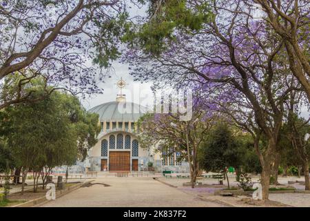 New church of St Mary of Zion in Axum, Ethiopia Stock Photo