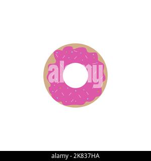 Muffins with chocolate topping. cake Vector illustration Stock Vector