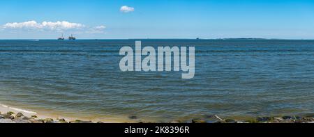 Historic Fort Gaines at Dauphin Island in Alabama Stock Photo