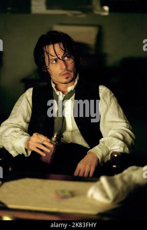 Johnny Depp Film: From Hell (USA 2001) Characters: Inspector Frederick Abberline  Director: Albert Hughes, Allen Hughes 08 September 2001   **WARNING** This Photograph is for editorial use only and is the copyright of 20TH CENTURY FOX and/or the Photographer assigned by the Film or Production Company and can only be reproduced by publications in conjunction with the promotion of the above Film. A Mandatory Credit To 20TH CENTURY FOX is required. The Photographer should also be credited when known. No commercial use can be granted without written authority from the Film Company. Stock Photo