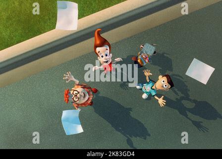 Carl, Jimmy, Goddars & Sheen Film: Jimmy Neutron: Boy Genius (2001)   09 December 2001   **WARNING** This Photograph is for editorial use only and is the copyright of PARAMOUNT and/or the Photographer assigned by the Film or Production Company and can only be reproduced by publications in conjunction with the promotion of the above Film. A Mandatory Credit To PARAMOUNT is required. The Photographer should also be credited when known. No commercial use can be granted without written authority from the Film Company. Stock Photo