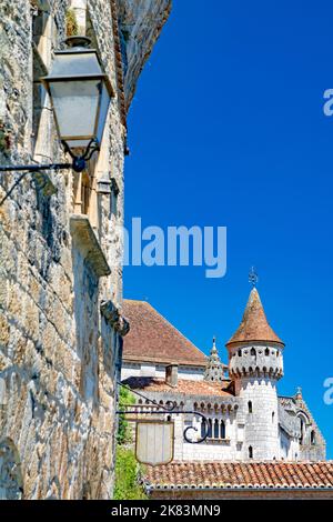Rocamadour, beautiful french village on Lot valley, Occitanie, Stock Photo