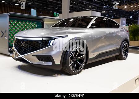 Namx HUV hydrogen fuel cell car showcased at the Paris Motor Show, France - October 17, 2022. Stock Photo