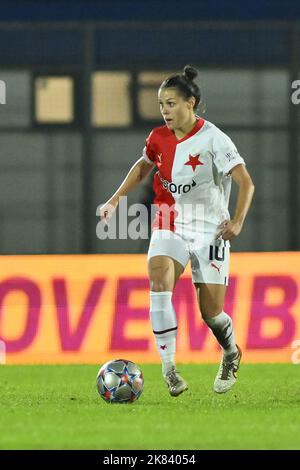 Martina Šurnovska (Slavia Praha) during Fiorentina Femminile vs Slavia  Praga, UEFA Champions League Women football matc - Photo .LM/Fabio  Fagiolini Stock Photo - Alamy