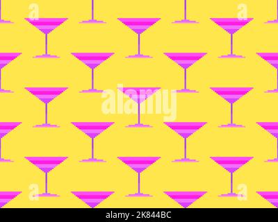 Cyber glasses pattern vector seamless repeat for any web design Stock ...