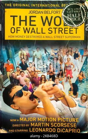 The Wolf of Wall Street, a memoir by Jordan Belfort, 2007 Stock Photo
